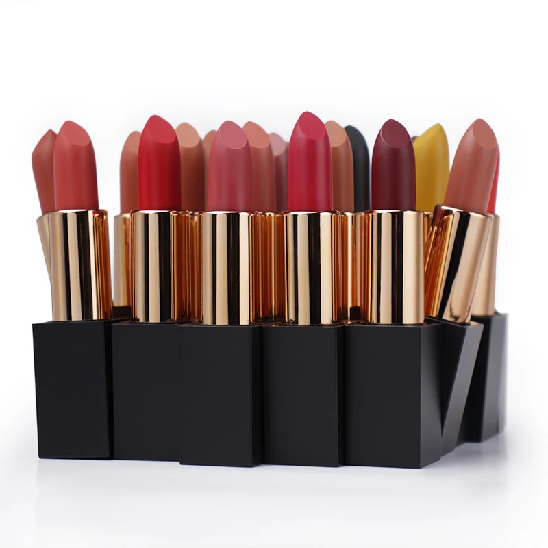 25 Shades of Premium Vegan Cruelty-Free Nude Lipstick - Moisturizing, Creamy, Waterproof in Seductive Pink - Non-public Label Cosmetics