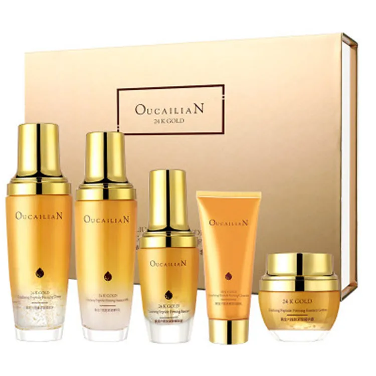 Luxurious 24k Gold Face Cream Set - Premium Whitening and Lightening Skincare Reward Assortment