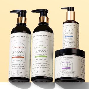 Natural Sulfate-Free Argan Oil Hair Care: Personal Label Moisturizing Shampoo and Conditioner with Pure Rice Water